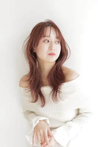 セミロング 前田 さくらのヘアスタイル