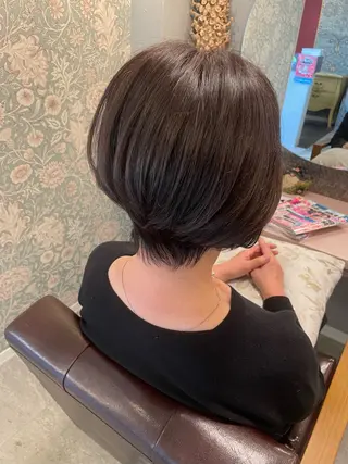 ショート hair  make echo所属・hair make echo滿木あい花のヘアスタイル