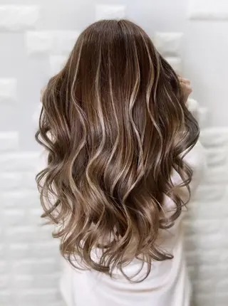 ロング カラー ヘアアレンジ Shelltie Fiel (シェルティフィエル)所属・次世代シールエクステ 錦糸町 小泉 朋之のヘアスタイル