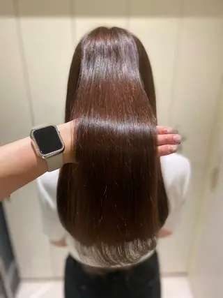 カラー 髪質改善✨/ 透明カラー🫧れいなのヘアスタイル