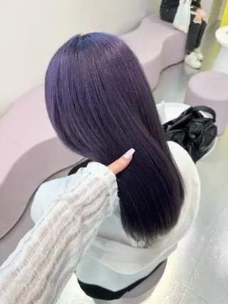 ロング カラー ozaki renaのヘアスタイル