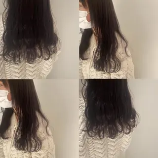 ロング カラー カジュアルを女っぽく 𝗮𝘆𝗮𝗰𝗼のヘアスタイル