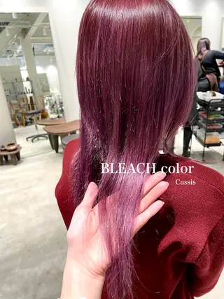 セミロング カラー 峯崎 葵のヘアスタイル
