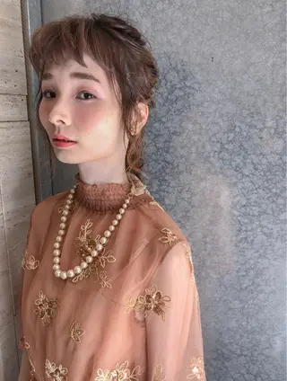 ヘアアレンジ nessヤマサキ リュウタのヘアスタイル