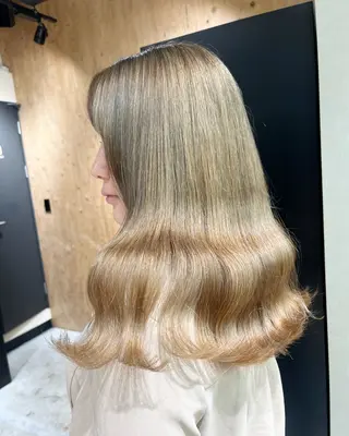 ミディアム 🏅EIGHT難波/ 【店長】タモツのヘアスタイル