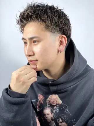 ショート パーマ ヒロ銀座ヘアーサロン 池袋東口店所属・千葉 翔太のヘアスタイル