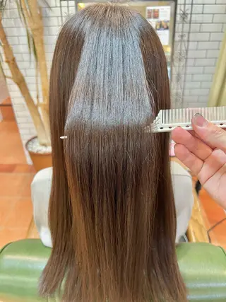 ロング カラー 石井 佑樹のヘアスタイル