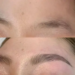 アイブロウ ❤️💛🩵京橋 痛ネイル⭐️3Dのネイルデザイン