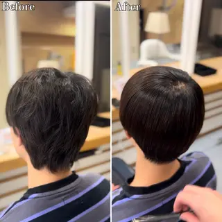 ショート パーマ メンズ 🔮メンズ縮毛矯正 毛流れパーマ💎竹永のヘアスタイル