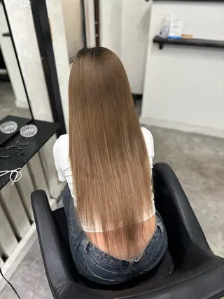 ロング Miku シールエクステのヘアスタイル