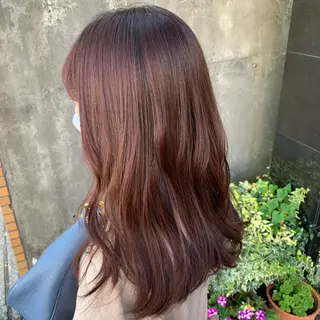 セミロング カラー SALOWIN名古屋栄店所属・Yuuki🌷名古屋 栄 カラー/ボブのヘアスタイル