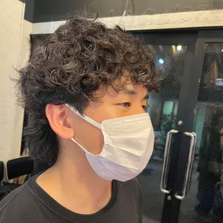 ショート ヘアアレンジ メンズ 🎀ダブルカラーレイ ヤーyuuri🎀のヘアスタイル