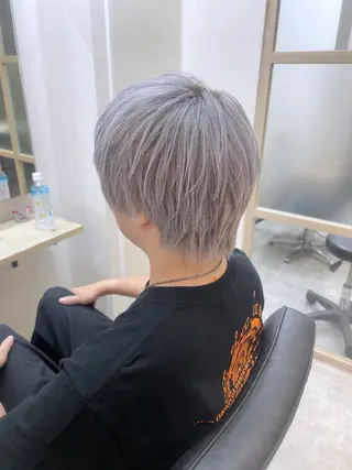 ミディアム カラー メンズ EMANON新宿南口所属・ケアブリーチ×艶カラ ー️🫧Shioriのヘアスタイル