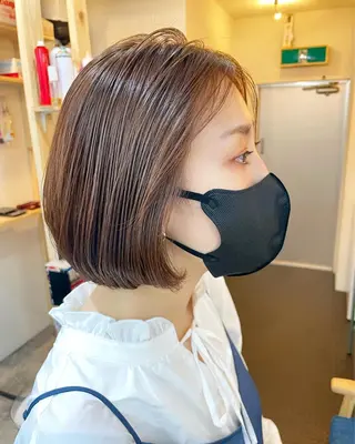 ショート カラー キッズ SUN GLOW  サングロウ所属・水素トリートメント／ 髪質改善/ナカノメのヘアスタイル