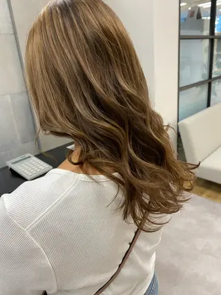 ミディアム カラー ohana所属・中尾 綺のヘアスタイル