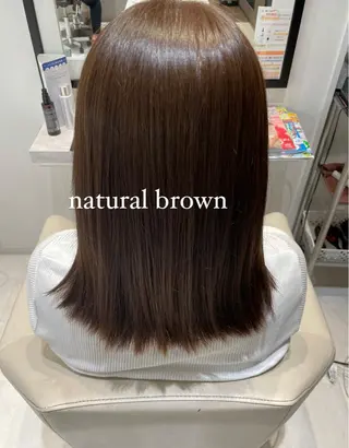 ロング k-twoたき✨艶感 カラー／美髪矯正のヘアスタイル