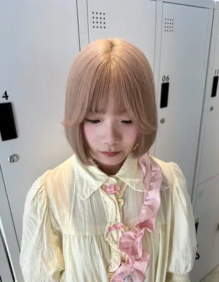 カラー 透明感カラー✨艶髪 制作🌱山根あゆみのヘアスタイル