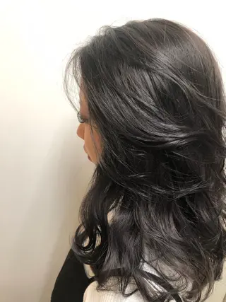 セミロング カラー 似合わせ／代表 髪質改善/山田将大のヘアスタイル