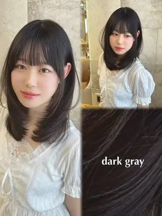 ミディアム カラー Lond Alexia所属・金山/透明感/韓国風 /髪質改善/ゆうきのヘアスタイル