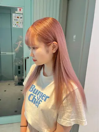 セミロング カラー ヘアアレンジ 愛されカラー🩷 はるなのヘアスタイル