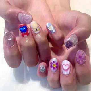 ネイル 新井 ひなののネイルデザイン