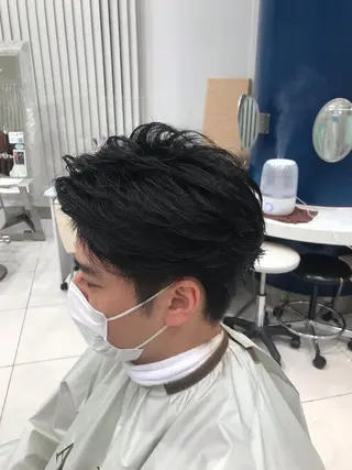 ショート カラー メンズ メンズスタイリスト 真栄平有希のヘアスタイル