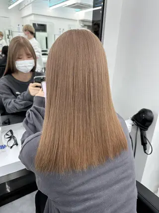 ロング カラー 🤍ベージュ×艶髪 🤍Ryuta🤍のヘアスタイル