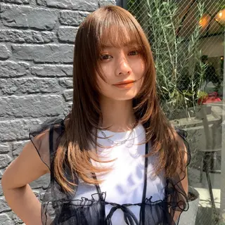 ミディアム 🤍aimi🤍 ウルフ/韓国ヘアのヘアスタイル