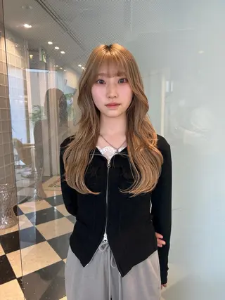 セミロング 大谷美佳/レイヤー カット/ツヤ髪のヘアスタイル