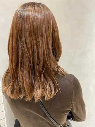 ミディアム カラー 髪質改善専門サロン/ 透明感カラー齊藤謙介のヘアスタイル