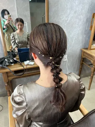 ヘアアレンジ men's&ladys J'sGrace【メンズアンドレディース ジェイズグレイス】所属・🌻J'sGrace /JUMA🌻のヘアスタイル