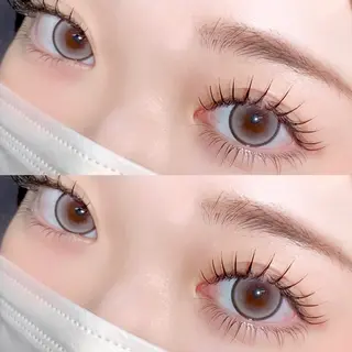 マツエク・マツパ Moe/韓国風/ 束感/キュート❤︎のマツエク・マツパデザイン