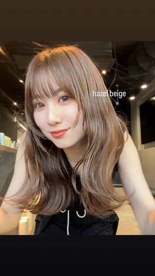 ロング カラー レイヤー🩰顔まわり /透明感/kanaのヘアスタイル