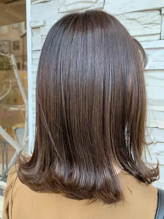 ミディアム ゆうき あすかのヘアスタイル