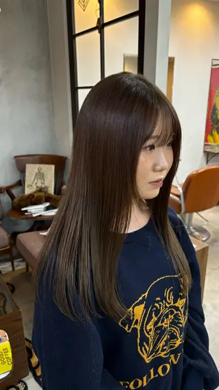 ロング カラー HI所属・【HI】 樋口莉乃のヘアスタイル