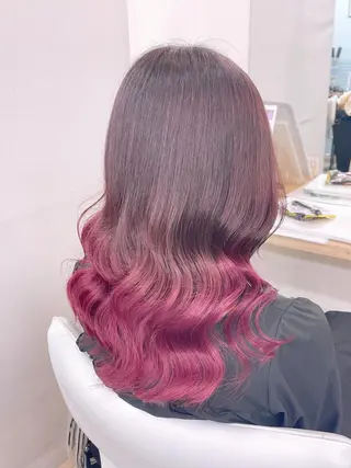 セミロング カラー Gemini代表 Maedaのヘアスタイル