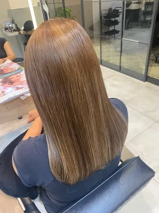 セミロング Misaki ║ツヤカラーのヘアスタイル