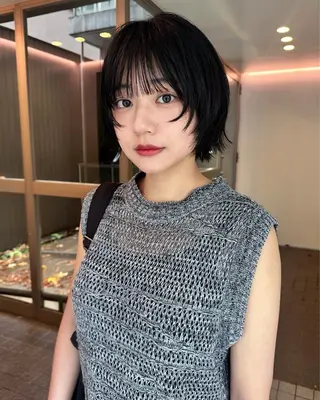 ショート カラー FILMS所属・レイヤーボブ★ cocomoのヘアスタイル