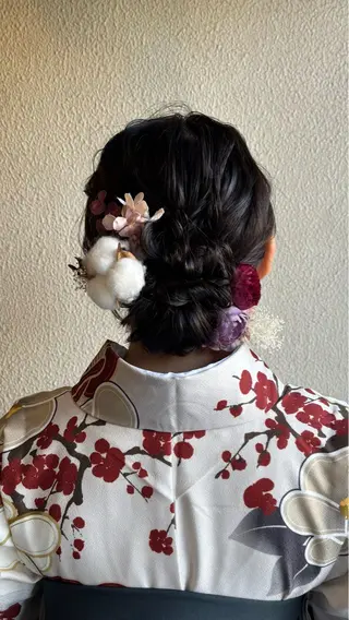 ミディアム TRUNK所属・大阪／ハイトーン ／アレンジ／りなのヘアスタイル