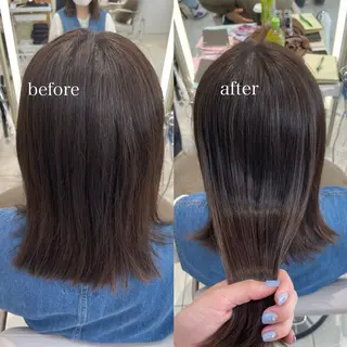 ミディアム Hina🫧透明感 カラー🫧のヘアスタイル