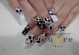 ロング ネイル ネイルサロン Cureのネイルデザイン