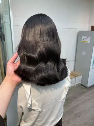 セミロング 髪質改善/髪質改善 ストレート特化　稲吉のヘアスタイル