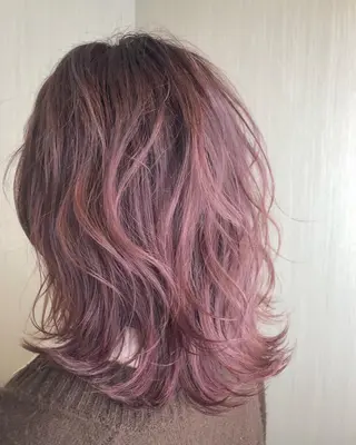 セミロング カラー ai 浅草橋のヘアスタイル