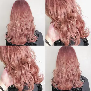 ロング カラー ヘアアレンジ メンズ キッズ 💟Chloe原宿店 🩶ハイトーンのヘアスタイル