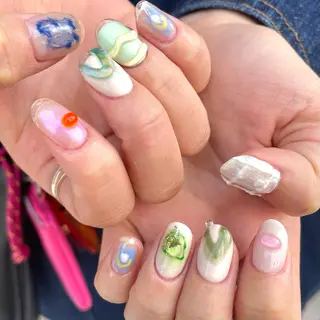 ネイル 新井 ひなののネイルデザイン