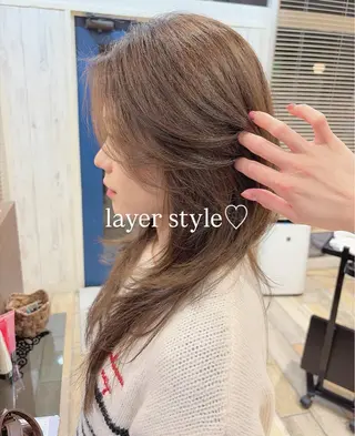 ロング 【レイヤー/艶カラー /髪質改善】NOAのヘアスタイル