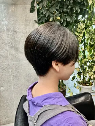 ショート メンズパーマ shell 宮下のヘアスタイル