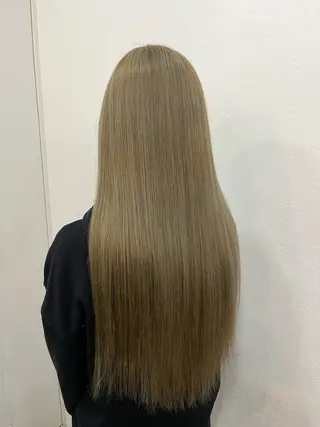 ロング カラー 似合わせ/ブリーチ/ 髪質改善/ミクෆ‪のヘアスタイル