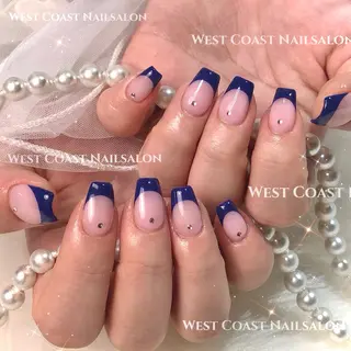 ネイル リボン、ガーリー パーツ放題専門店のネイルデザイン