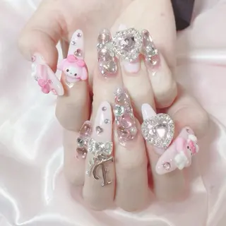 ネイル Lee Nails チップ長さだし専門店のネイルデザイン